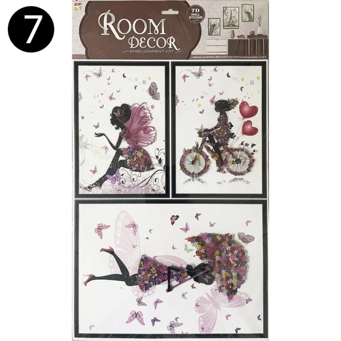 Embellishment art room decor 7d