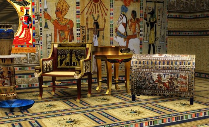 Egyptian art home decor