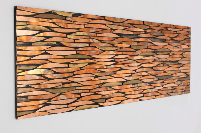 Copper wall art home decor