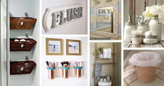 Diy bathroom art decor