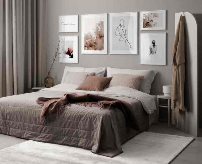 Above bed art decor