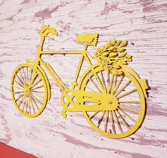 Bicycle wall art decor