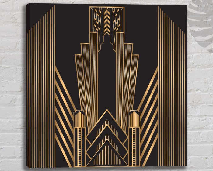 Art deco wall decor