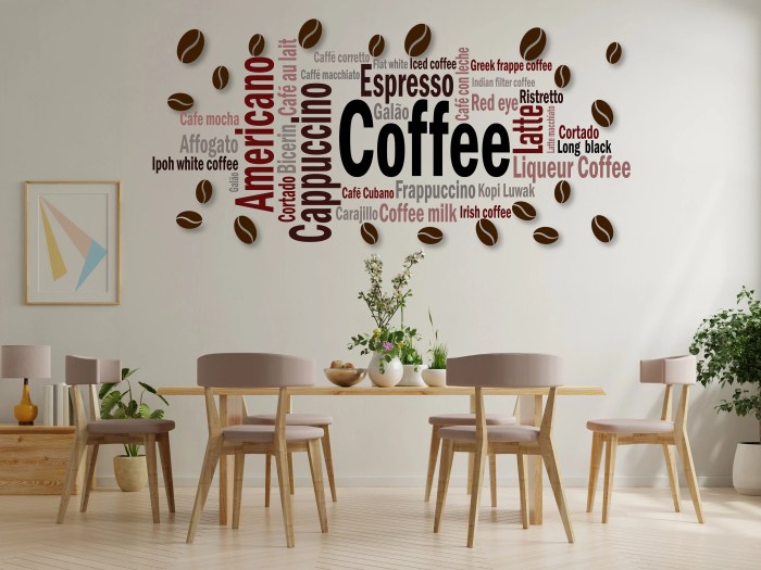 Coffee wall art decor