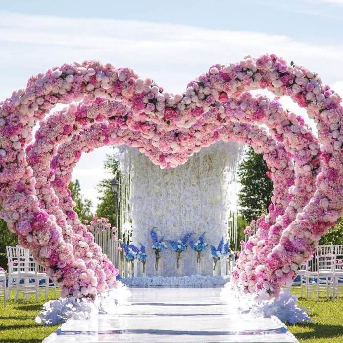 Herz deko hochzeit