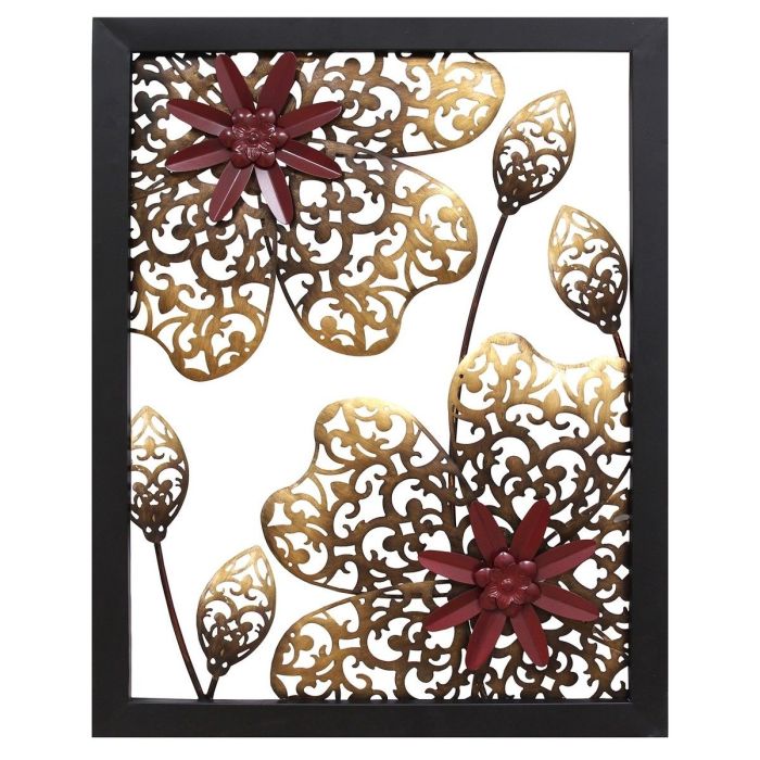 Burgundy wall art decor